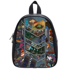 Fictional Character Cartoons School Bag (small) by uniart180623