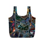 Fictional Character Cartoons Full Print Recycle Bag (S) Front