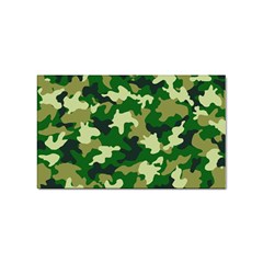 Green Military Background Camouflage Sticker (rectangular)