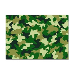 Green Military Background Camouflage Sticker A4 (10 Pack) by uniart180623