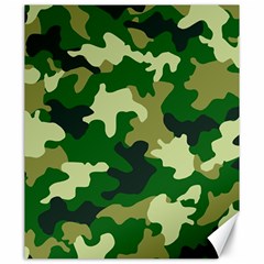 Green Military Background Camouflage Canvas 20  X 24  by uniart180623