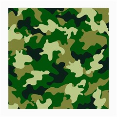 Green Military Background Camouflage Medium Glasses Cloth (2 Sides) by uniart180623