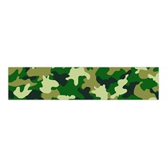 Green Military Background Camouflage Velvet Scrunchie by uniart180623