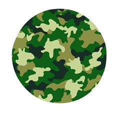 Green Military Background Camouflage Mini Round Pill Box (pack Of 3) by uniart180623