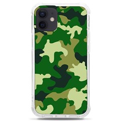 Green Military Background Camouflage Iphone 12 Mini Tpu Uv Print Case	 by uniart180623