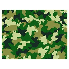 Green Military Background Camouflage Premium Plush Fleece Blanket (extra Small) by uniart180623