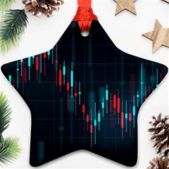 Flag Patterns On Forex Charts Ornament (star) by uniart180623