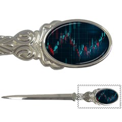 Flag Patterns On Forex Charts Letter Opener by uniart180623