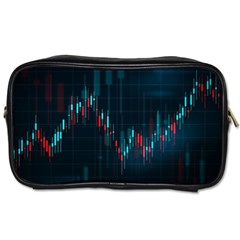 Flag Patterns On Forex Charts Toiletries Bag (two Sides) by uniart180623