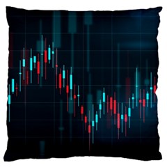 Flag Patterns On Forex Charts Standard Premium Plush Fleece Cushion Case (two Sides) by uniart180623