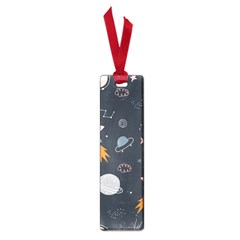 Space Background Illustration With Stars And Rocket Seamless Vector Pattern Small Book Marks by uniart180623