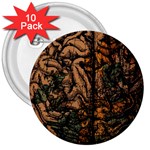 Always On My Mind Tobe Map Places Travel Vintage 3  Buttons (10 pack)  Front