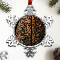 Always On My Mind Tobe Map Places Travel Vintage Metal Small Snowflake Ornament by uniart180623