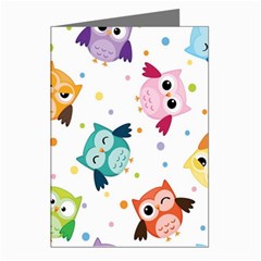 Owl Bird Greeting Cards (pkg Of 8)