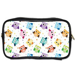 Owl Bird Toiletries Bag (two Sides) by uniart180623