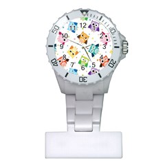 Owl Bird Plastic Nurses Watch by uniart180623