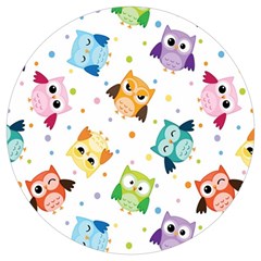 Owl Bird Round Trivet