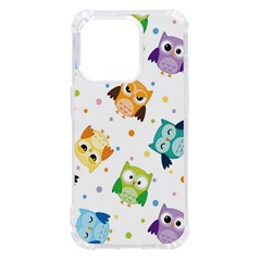 Owl Bird Iphone 14 Pro Tpu Uv Print Case by uniart180623