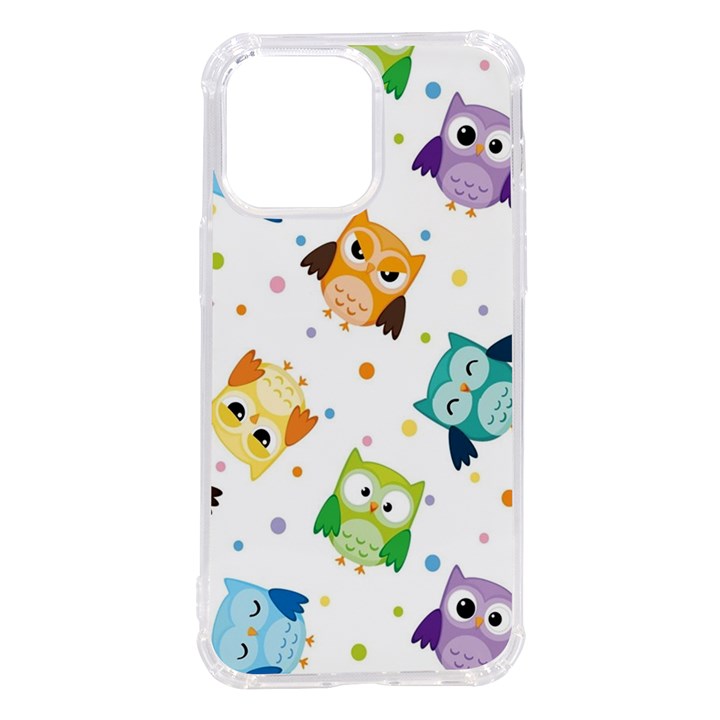 Owl Bird iPhone 14 Pro Max TPU UV Print Case