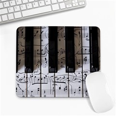 Music Piano Instrument Sheet Large Mousepad by uniart180623