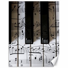 Music Piano Instrument Sheet Canvas 18  X 24  by uniart180623