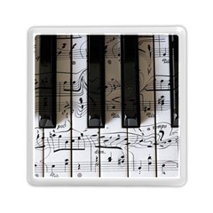 Music Piano Instrument Sheet Memory Card Reader (square) by uniart180623