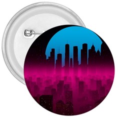 Futuristic Cityscape 3  Buttons by uniart180623