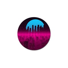 Futuristic Cityscape Golf Ball Marker (4 Pack) by uniart180623