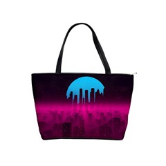 Futuristic Cityscape Classic Shoulder Handbag by uniart180623