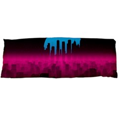 Futuristic Cityscape Body Pillow Case Dakimakura (two Sides) by uniart180623