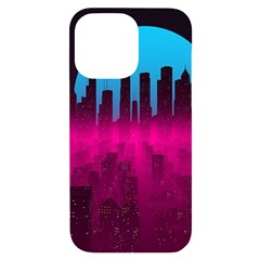 Futuristic Cityscape Iphone 14 Pro Max Black Uv Print Case