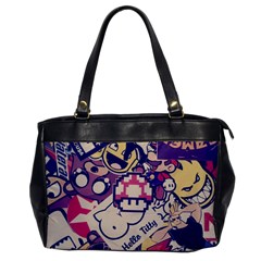 Retro Cartoon Titty Parody Oversize Office Handbag by uniart180623