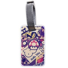 Retro Cartoon Titty Parody Luggage Tag (one Side) by uniart180623