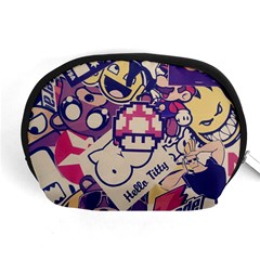 Retro Cartoon Titty Parody Accessory Pouch (medium) by uniart180623