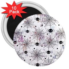 Creepy Spider 3  Magnets (10 Pack)  by uniart180623