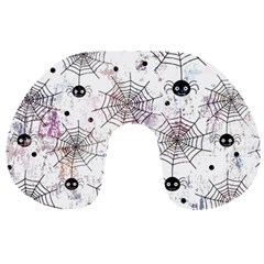 Creepy Spider Travel Neck Pillow by uniart180623