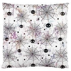 Creepy Spider Standard Premium Plush Fleece Cushion Case (two Sides) by uniart180623