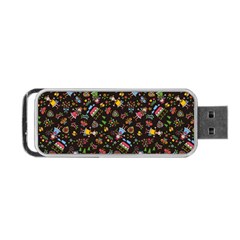 Cartoon Texture Portable Usb Flash (two Sides) by uniart180623