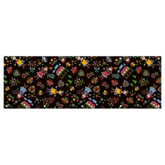 Cartoon Texture Banner And Sign 12  X 4 