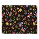 Cartoon Texture Premium Plush Fleece Blanket (Large) 80 x60  Blanket Front