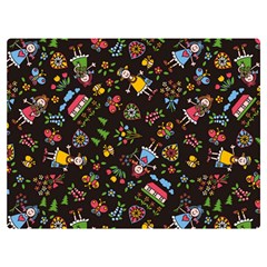 Cartoon Texture Premium Plush Fleece Blanket (extra Small)