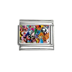 Cartoon Explosion Cartoon Characters Funny Italian Charm (9mm) by uniart180623