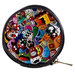 Cartoon Explosion Cartoon Characters Funny Mini Makeup Bag Front