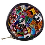 Cartoon Explosion Cartoon Characters Funny Mini Makeup Bag Back