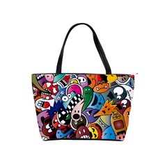 Cartoon Explosion Cartoon Characters Funny Classic Shoulder Handbag by uniart180623