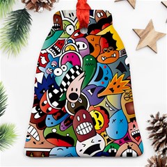 Cartoon Explosion Cartoon Characters Funny Ornament (bell) by uniart180623