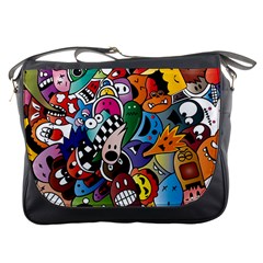 Cartoon Explosion Cartoon Characters Funny Messenger Bag