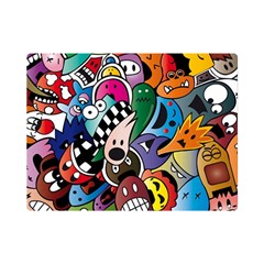 Cartoon Explosion Cartoon Characters Funny Premium Plush Fleece Blanket (mini) by uniart180623