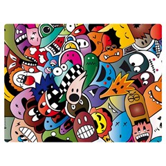 Cartoon Explosion Cartoon Characters Funny Premium Plush Fleece Blanket (extra Small) by uniart180623