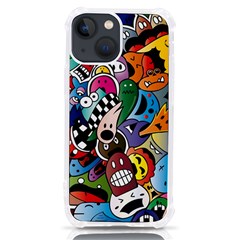 Cartoon Explosion Cartoon Characters Funny Iphone 13 Mini Tpu Uv Print Case by uniart180623